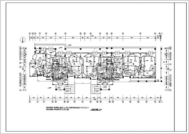 一栋11层板式结构住宅楼电气设计施工图-图二