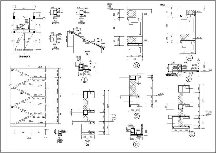 某框架结构教学楼建筑详细施工图纸_图1