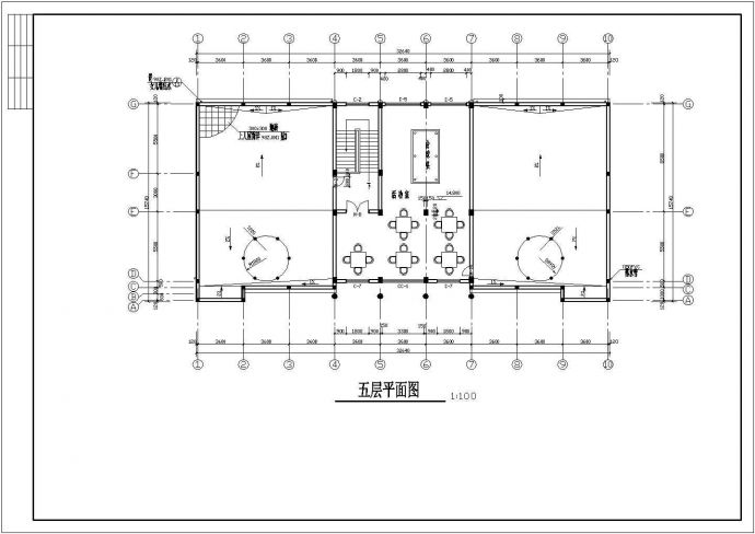 某四层框架办公楼建筑结构施工图纸_图1