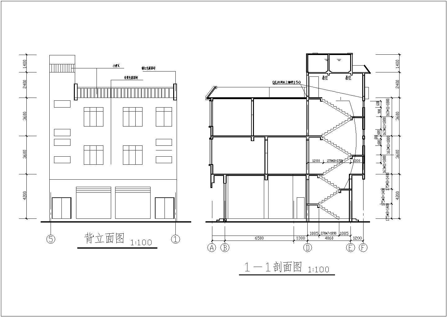 某私人住宅建筑结构详细设计方案图