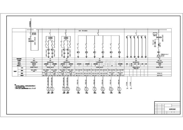 某地区提水泵站全套电气设计施工图-图二