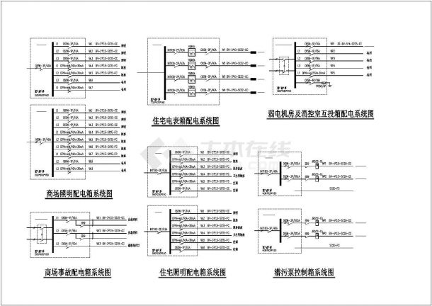 住宅楼设计方案及施工全套CAD平面图纸-图二