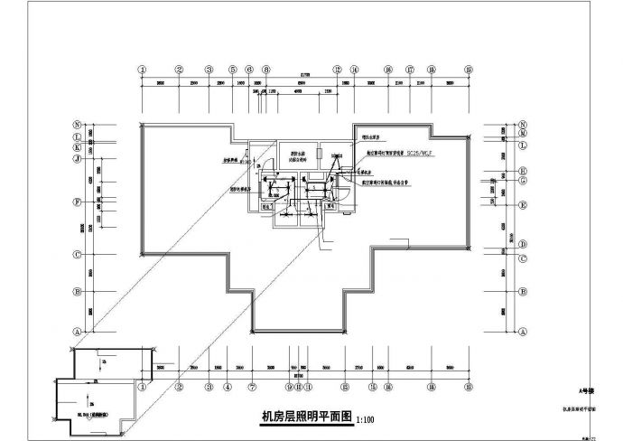 干线系统电气设计方案及施工全套CAD图纸_图1