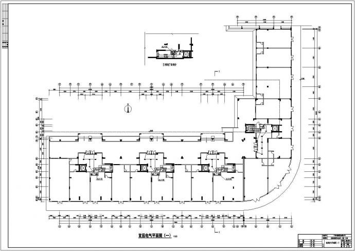 住宅楼电气设计与施工方案全套CAD图纸_图1