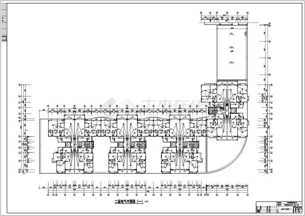 住宅楼电气设计与施工方案全套CAD图纸-图二