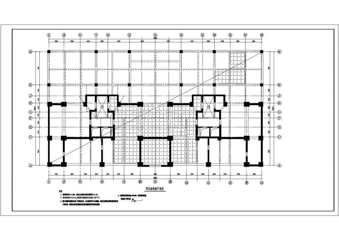 某十四层高位转换框剪商住楼结构施工图_图1