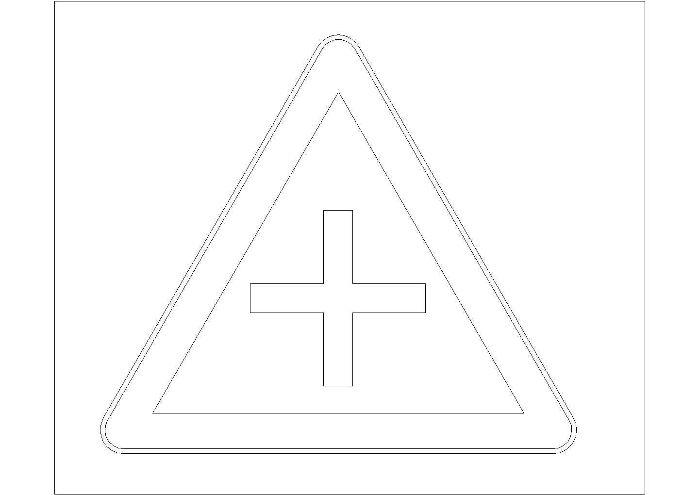 常见的道路交通标志标牌设计图汇总
