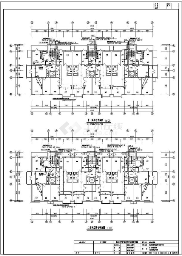 CATV电气设计方案及施工全套CAD图纸-图一