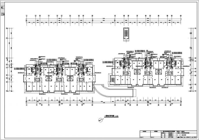 住宅楼照明电气设计方案及施工全套CAD图纸_图1