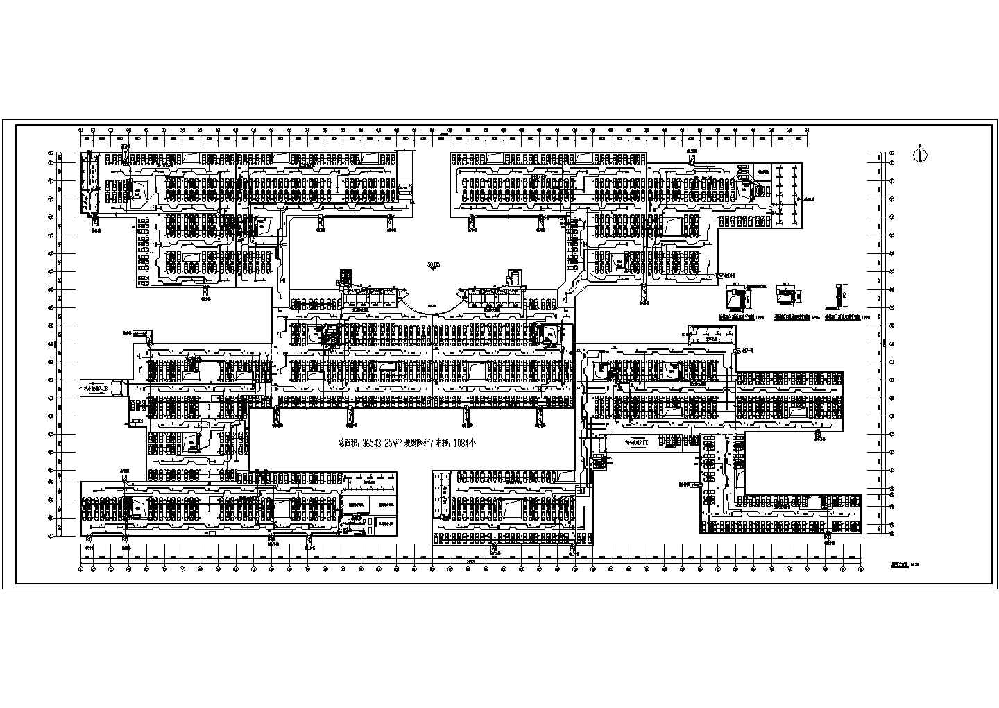 某11防火分区地下车库电气设计施工图
