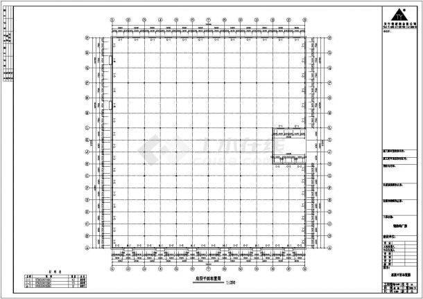 南京某公司钢结构工程CADD设计图纸-图二