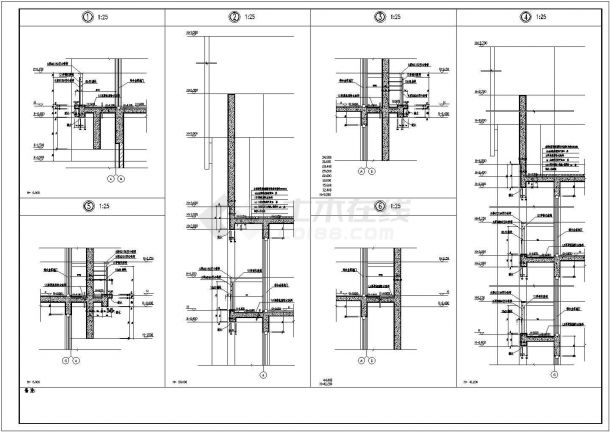 某地中高层剪力墙商住楼建筑设计施工图-图二