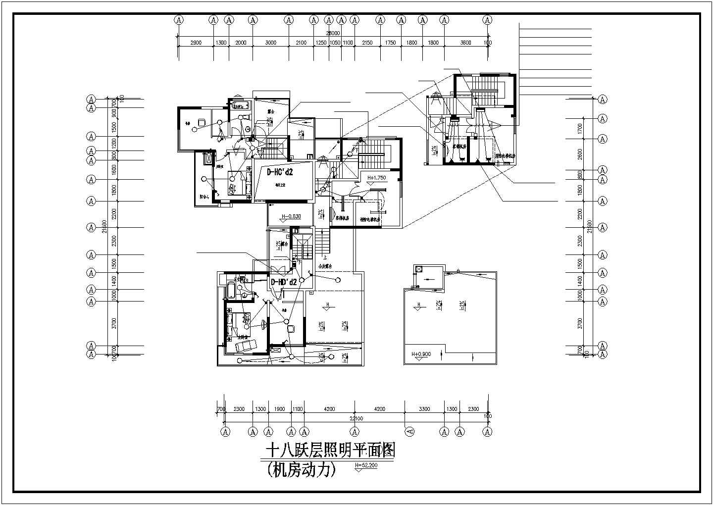 居民住宅楼电气设计方案及施工全套CAD图纸