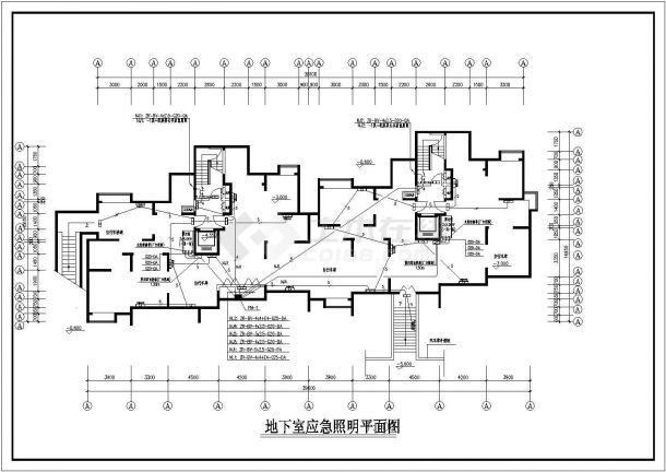 豪华别墅电气设计方案及施工全套CAD详图-图二