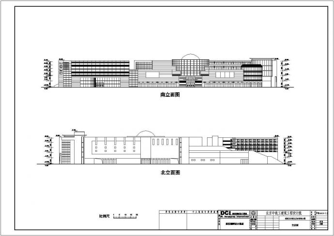 6层框架结构综合商场建筑设计方案_图1