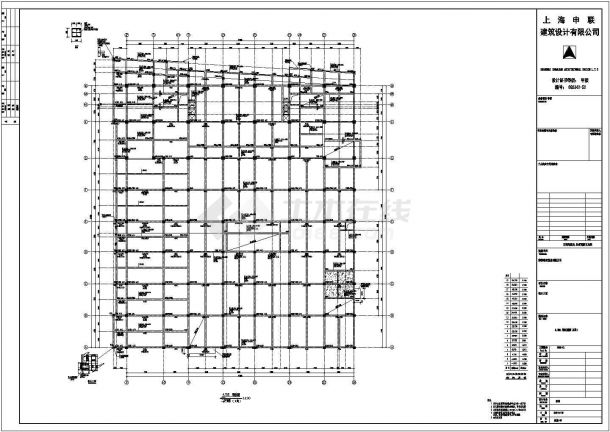 某地十九层部分框支剪力墙办公楼结构方案图-图二