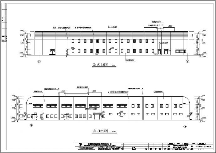 某制药厂两层框架结构制剂车间建筑设计方案图_图1