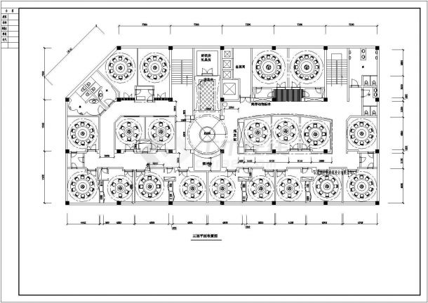 某地区大饭店装修CAD设计方案图纸-图二