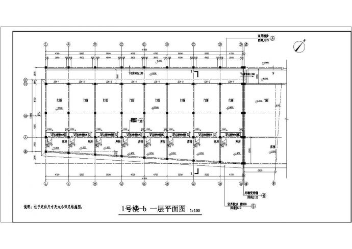 某地绿色风情高档小区住宅建筑施工cad详图_图1