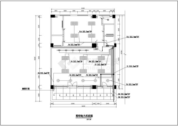 某地一层中国移动营业厅装饰设计施工图-图二