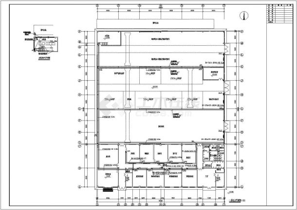 某地单层钢结构厂房电气设计施工图-图二