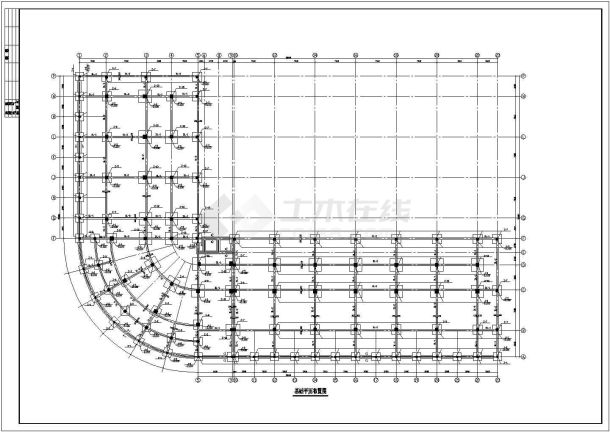 某框架结构建筑全套设计CAD图纸-图一