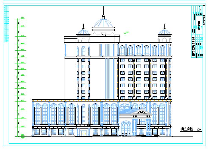 某大酒店建筑设计方案CAD施工图