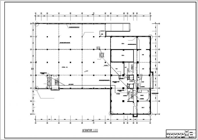 某高档酒店电气建筑施工设计cad图_图1