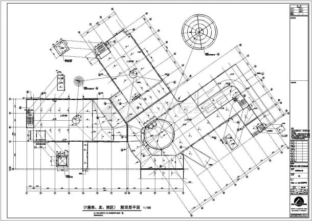 某地区3层框架结构商场建筑方案图-图二