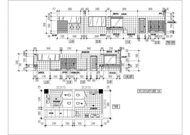 某六层商业办公区综合楼建筑设计图-图一