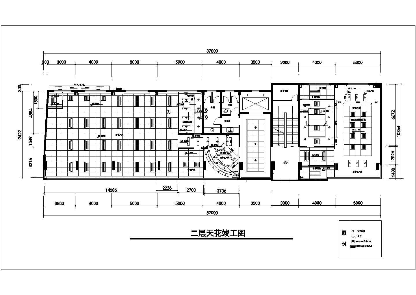 某地三层商业综合大楼装修设计施工图