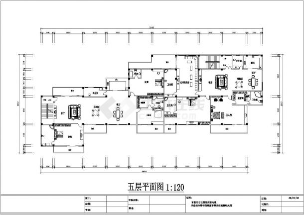 某私宅装修整套电气CAD平面设计图纸-图二