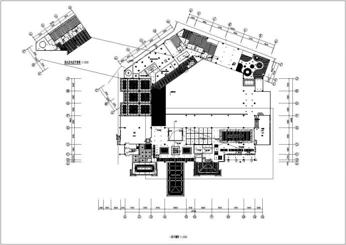 某地二层砖混结构会所全套建筑设计方案图_图1