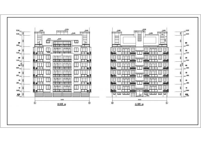 某地七层砖混结构住宅楼建筑设计施工图_图1