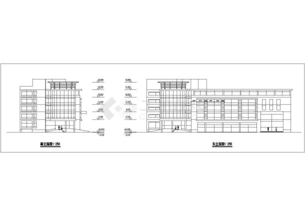 某城酒店方案建筑施工设计CAD图纸-图一