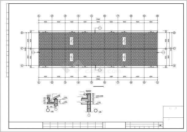 海南省某城市职工安置房CAD设计图-图二
