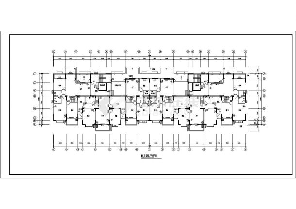 一整套详细的高层商住楼电气布置设计CAD图纸-图二
