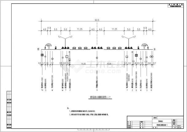 某市政道路工程管线综合设计施工图纸-图二