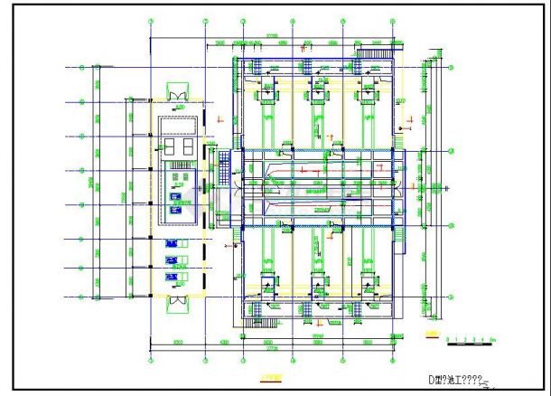 D型滤池设计图(农村饮水安全工程)-图二