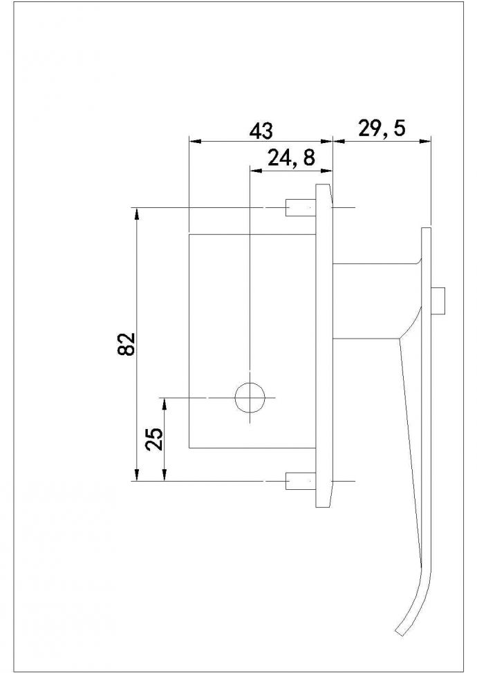 DSN-BM型户内电磁锁结构设计方案_图1