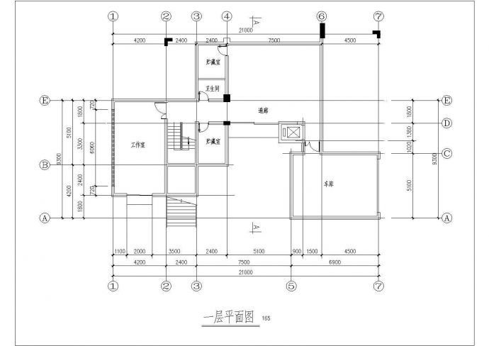 某地区别墅建筑设计平面cad图纸_图1