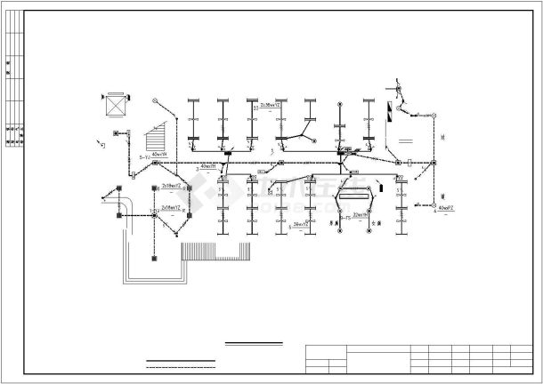 某县局部六层计划生育服务站电气设计施工图-图二