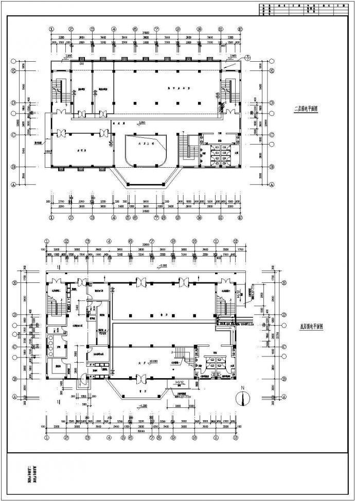 某单位一栋5层的小综合楼电气设计施工图_图1