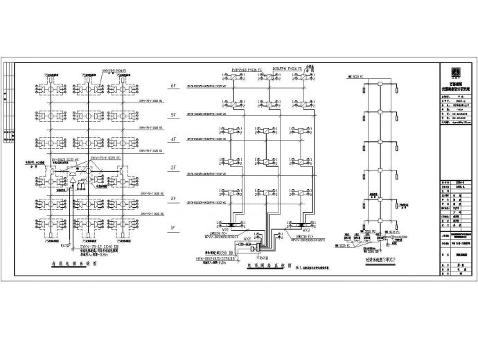 住宅楼电气设计施工方案全套CAD平面图_图1