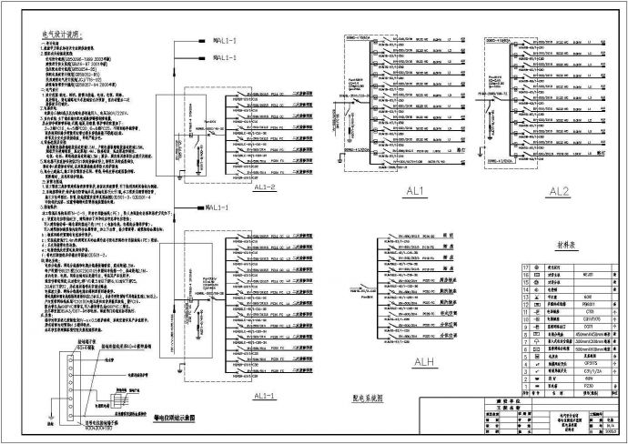 住宅楼强电设计方案与施工全套CAD详图_图1