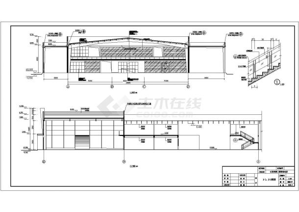 东营某汽车4S店建筑设计方案图纸-图二