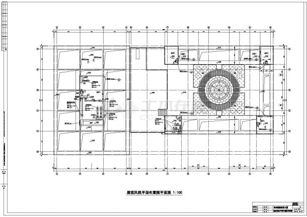 某办公大楼空调系统设计cad施工详情图纸-图二