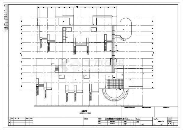某地二层框架结构幼儿园设计方案图-图二