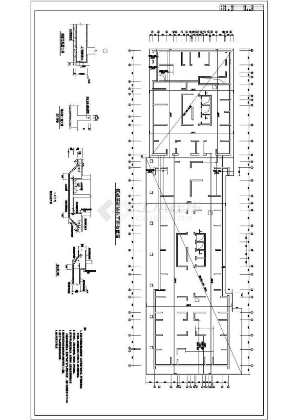 40层超高层纯剪力墙住宅楼cad结构设计施工图纸-图一