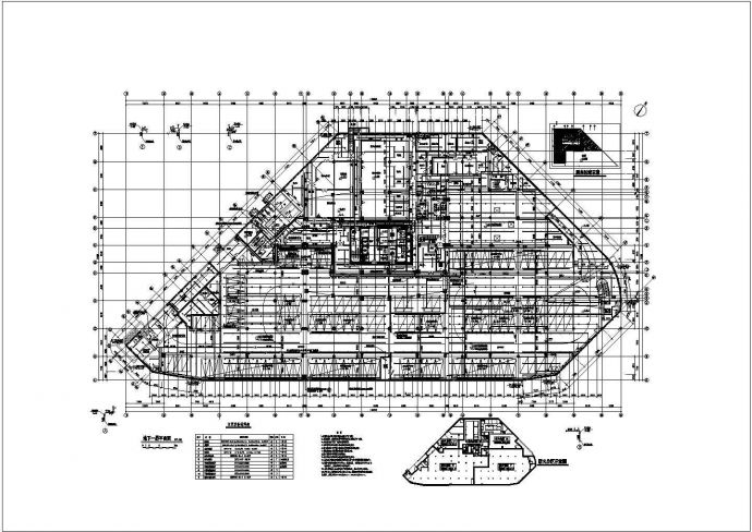 某市二十三层框架结构综合楼消防给水设计图_图1